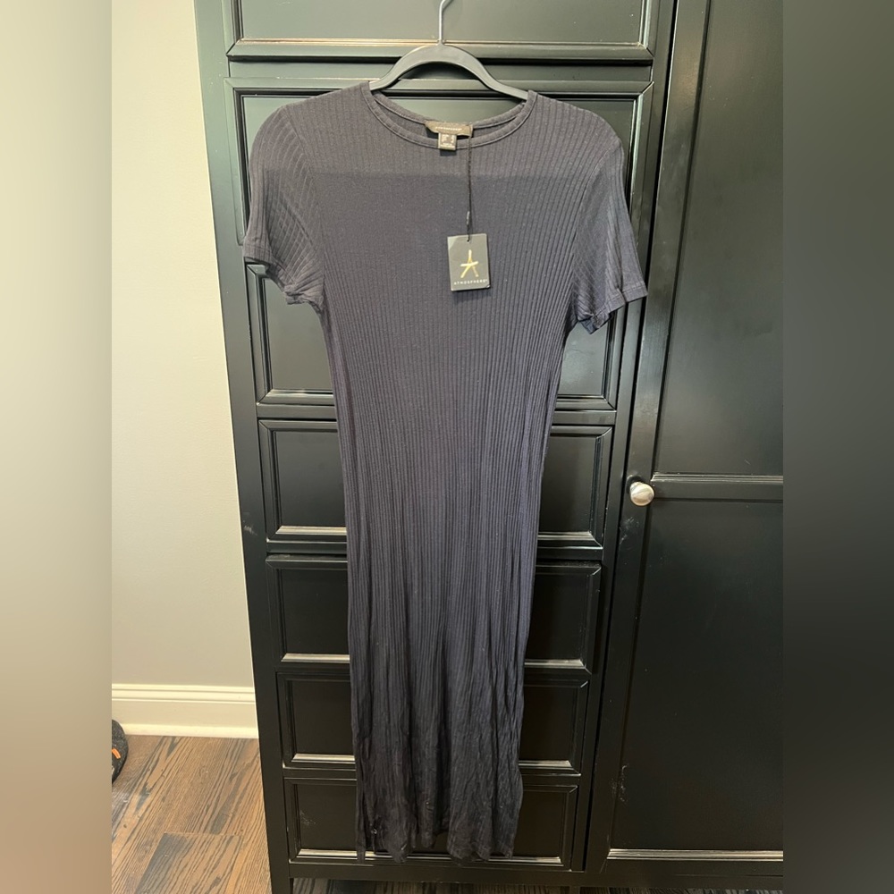 Women navy blue dress, size 10, new with tags